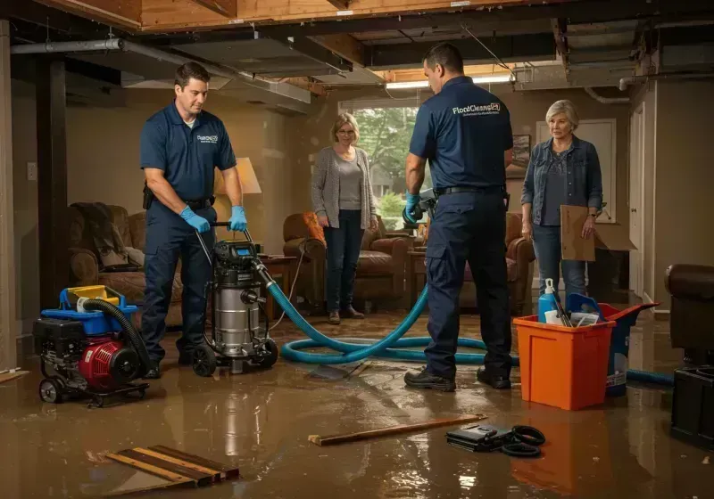 Basement Water Extraction and Removal Techniques process in East Bangor, PA