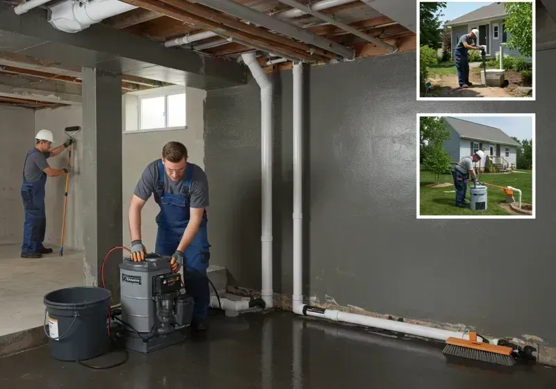 Basement Waterproofing and Flood Prevention process in East Bangor, PA